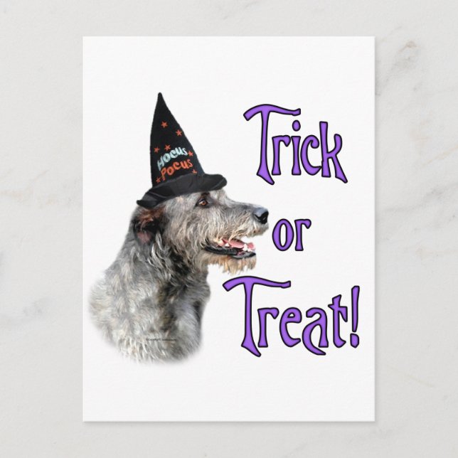Postal Trick irlandés Wolfhound (Anverso)