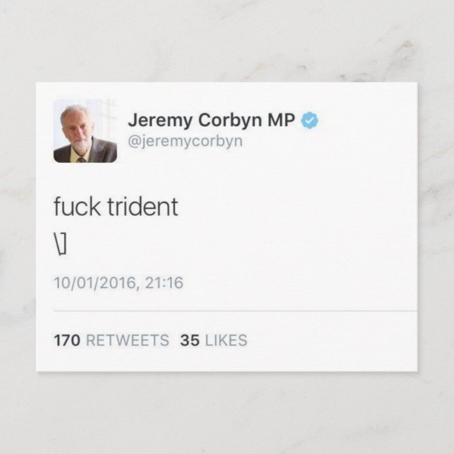 Postal Tridente (Anverso)