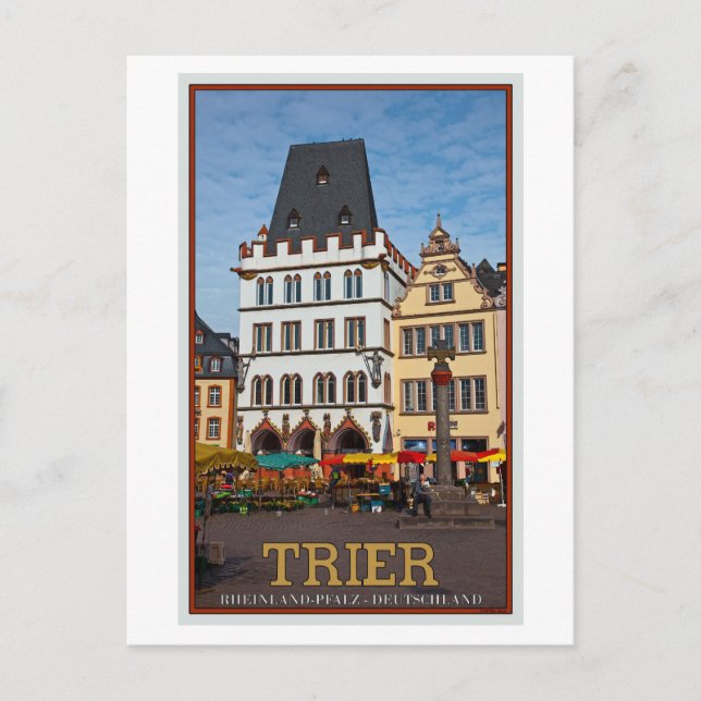 Postal Trier - Hauptmarkt Stone Cross (Anverso)