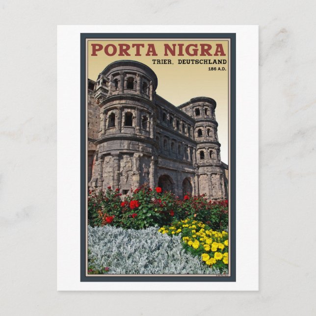 Postal Trier - Porta Nigra (Anverso)