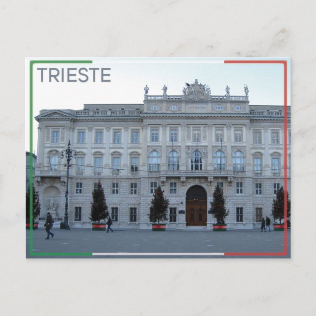Postal Trieste - Italia (Anverso)