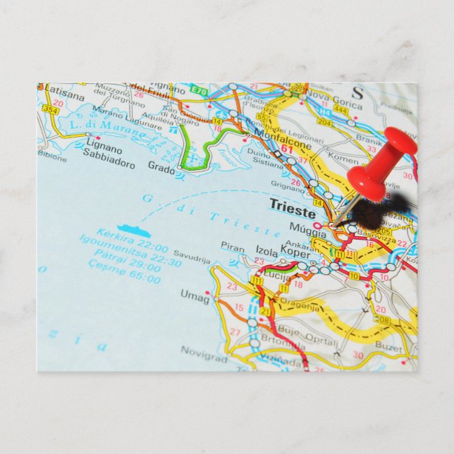 Postal Trieste (Italia) (Anverso)