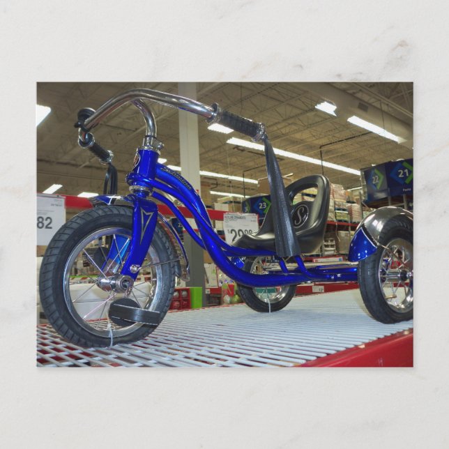 Postal Trike de pedales de baja equitación (Anverso)