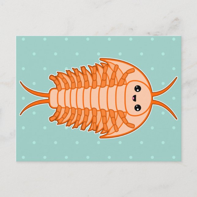 Postal Trilobita de Kawaii (Anverso)