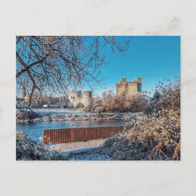 Postal Trim Castle en invierno (Anverso)