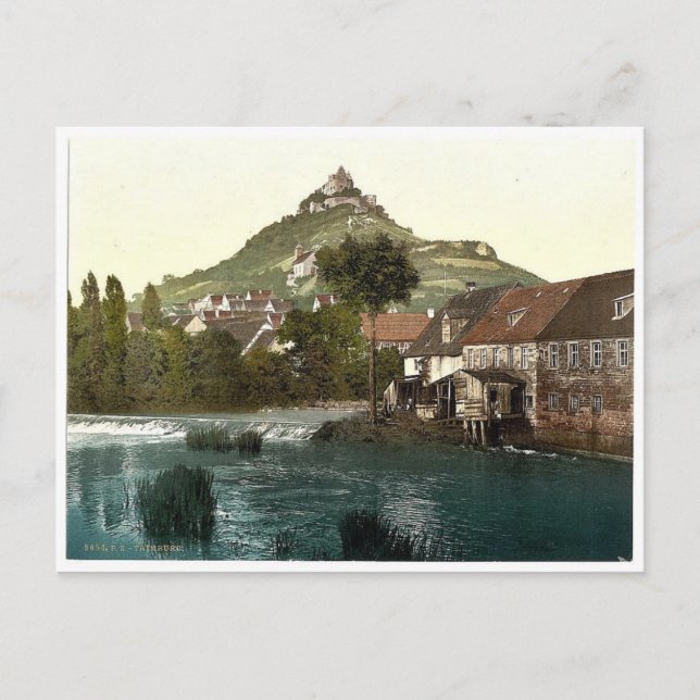 Postal Trimberg, Selva Negra, Baden, Alemania rara fotogr (Anverso)