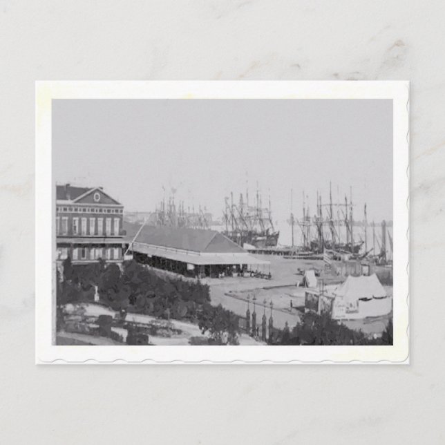 Postal Trimestre francés 1865 (Anverso)