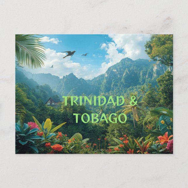Postal Trinidad and Tobago an island country  (Anverso)