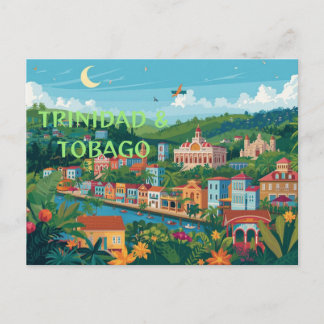 Postal Trinidad and Tobago an island country  Postcard