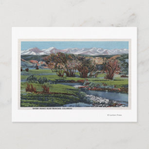 Postal Trinidad, Colorado - Snowy Range & Valley View