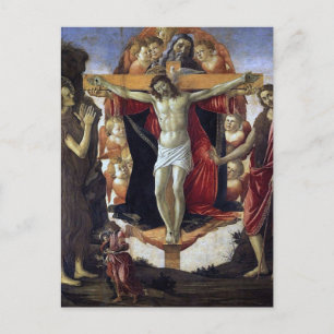 Postal Trinidad por Sandro Botticelli
