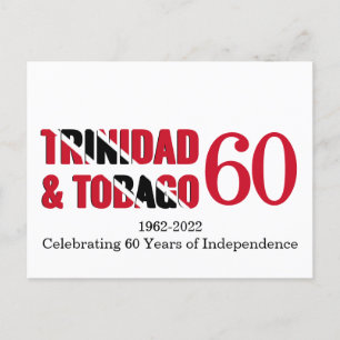 Postal TRINIDAD Y TOBAGO 60º Aniversario de la Independen