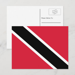 Postal Trinitenses y bandera de Tobago, Trinidad y Tobago