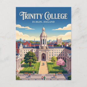Postal Trinity College Dublín Irlanda