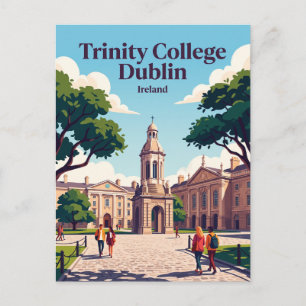 Postal Trinity College Dublín Irlanda