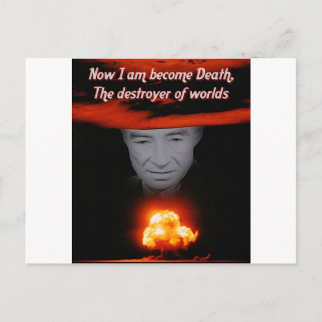 Postal Trinity Robert Oppenheimer (Anverso)