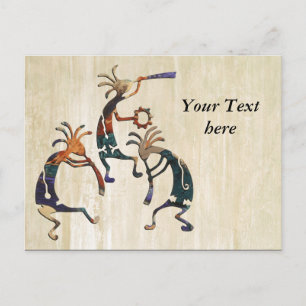 Postal Trío musical de KOKOPELLI + tus ideas