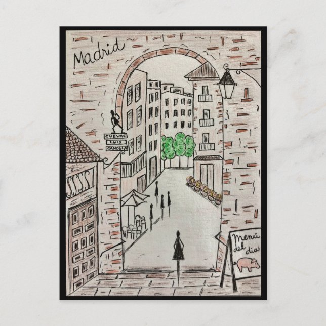 Postal trip to Europe (Anverso)