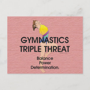 Postal Triple amenaza de Gimnasia (W)