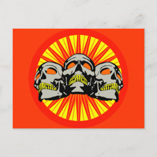 Postal Triple Skulls
