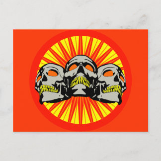 Postal Triple Skulls