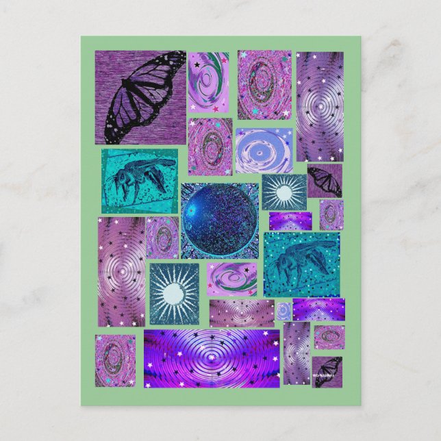 Postal Trippy Hippy (Anverso)