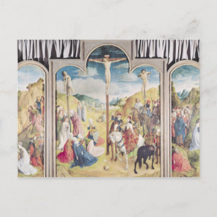 Postal Triptch de la crucifixión