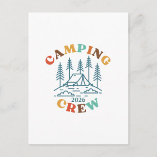 Postal Tripulación de Camping Personalizada