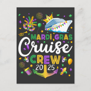 Postal Tripulación de crucero Mardi Gras 2025 Matching