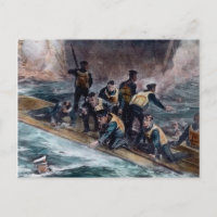 Tripulación de Titanic RMS escapa de Behemoth Sink