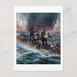 Postal Tripulación de Titanic RMS escapa de Behemoth Sink