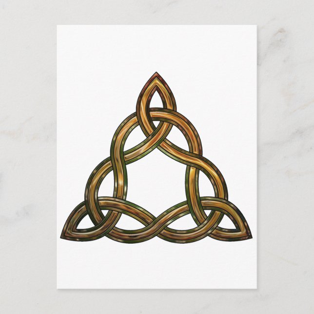 Postal triquetra celta (Anverso)
