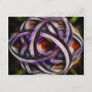 Postal Triquetra de mancha morada