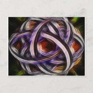 Postal Triquetra de mancha morada