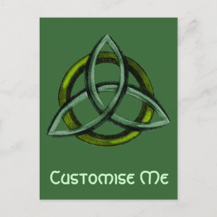 Postal Triquetra (verde)