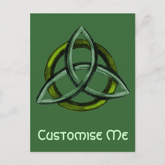 Postal Triquetra (verde) (Anverso)