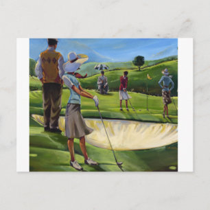 Postal Trish Biddle - Damas de Golf