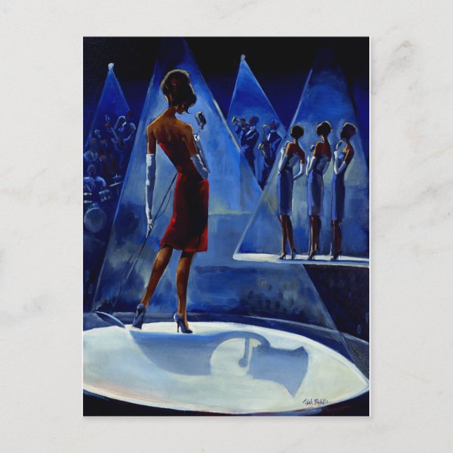Postal Trish Biddle Glammys (Anverso)