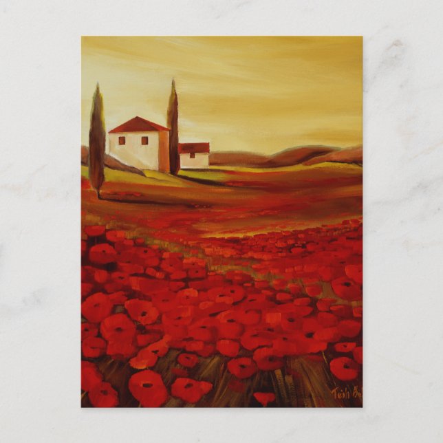 Postal Trish Biddle Tuscany Series (Anverso)