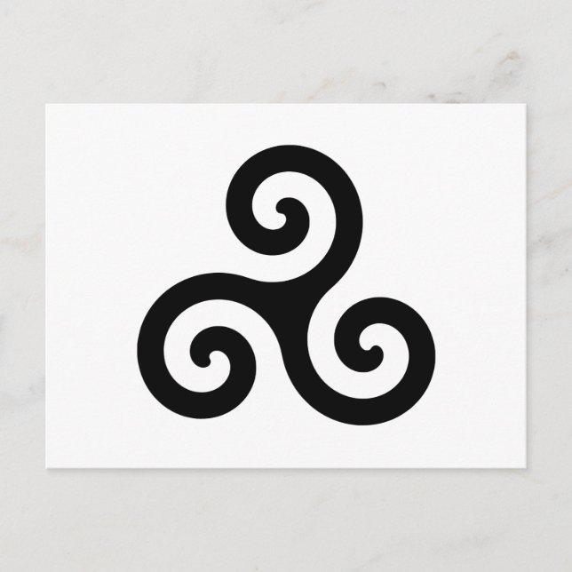 Postal Triskelion (Anverso)