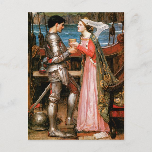 Postal Tristan y Isolde (Anverso)