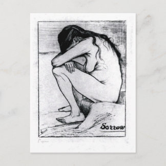 Postal Triste Bella Artes Van Gogh