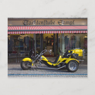 Postal Triste boom amarillo