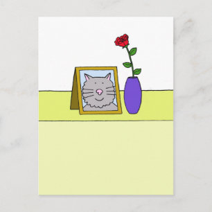 Postal Triste pérdida de gato Mascota