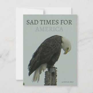 Postal TRISTES TIMOS PARA ESTADOS UNIDOS - Por - K. M. Ke