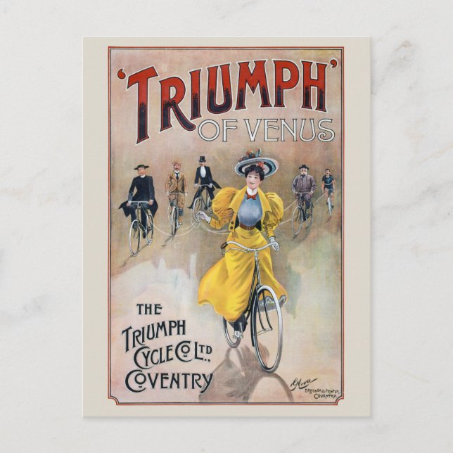 Postal Triumph of Venus Vintage Poster 1900 (Anverso)