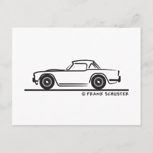 Postal Triunfo TR4 Softtop de 1968