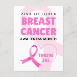 Postal Trive 365 Mes de Conciencia sobre el Cáncer de Mam