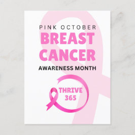 Postal Trive 365 Mes de Conciencia sobre el Cáncer de Mam