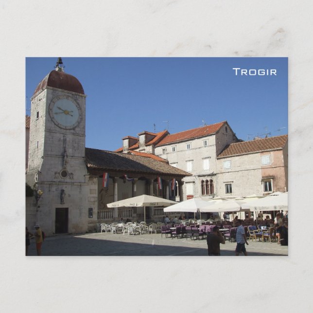 Postal Trogir - Croacia (Anverso)